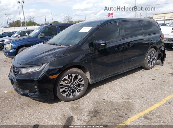 5FNRL6H97TB010566 2026 HONDA ODYSSEY Black წინა მარცხენა ხედი სამი მეოთხედიდან