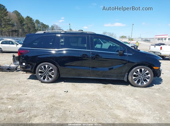 5FNRL6H98SB029027 2025 HONDA ODYSSEY Black Vista interior de 360 grados