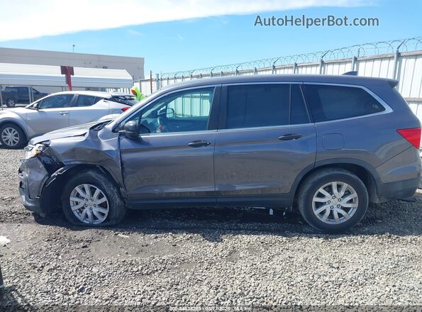 5FNYF5H15KB032152 2019 HONDA PILOT Gray 