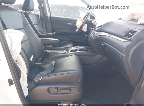 5FNYF5H25MB002399 2021 HONDA PILOT Белый Вид салона спереди