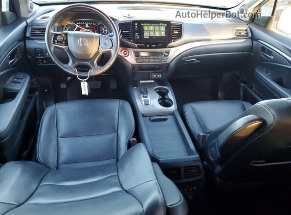5FNYF5H29MB045336 2021 HONDA PILOT Gray Dashboard view