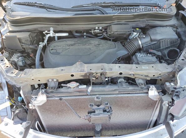 5FNYF5H29MB045336 2021 HONDA PILOT Gray Engine compartment view