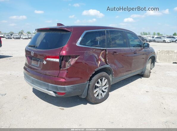 5FNYF5H32MB019590 2021 HONDA PILOT Red Trasero derecho