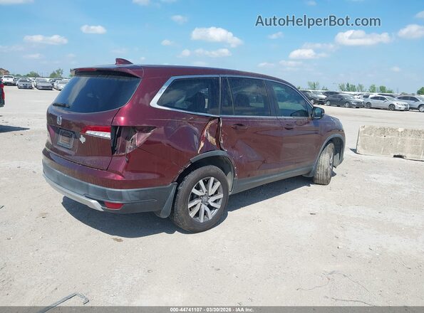5FNYF5H32MB019590 2021 HONDA PILOT Red Vista frontal