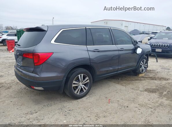 5FNYF5H35JB018574 2018 HONDA PILOT Gray 