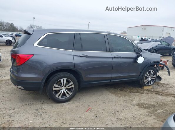5FNYF5H35JB018574 2018 HONDA PILOT Gray 