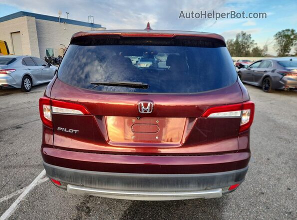 5FNYF5H35KB045646 2019 HONDA PILOT Burgundy 