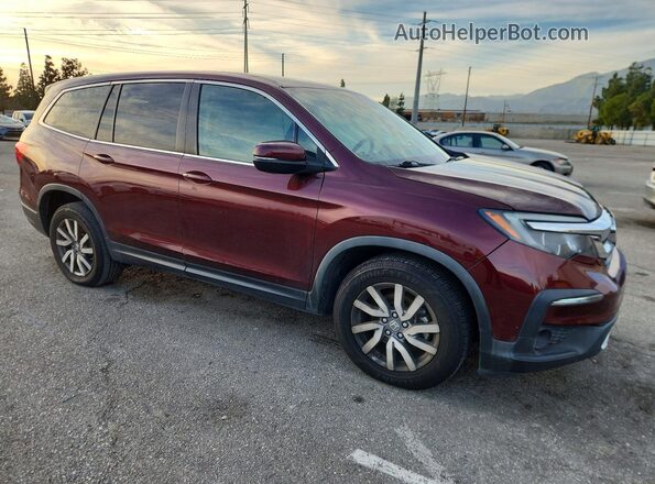 5FNYF5H35KB045646 2019 HONDA PILOT Burgundy 