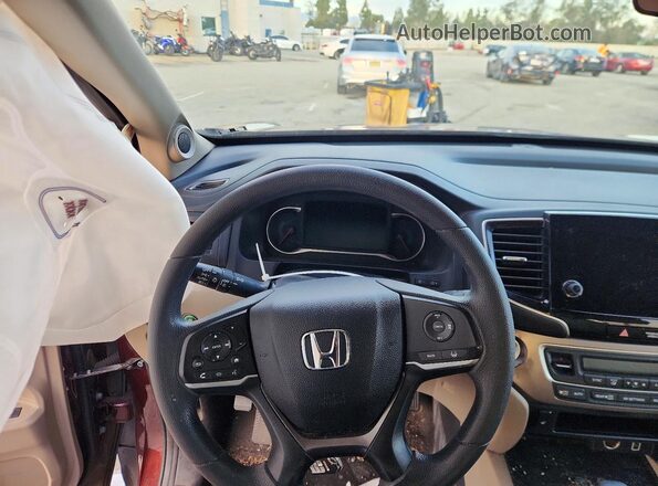5FNYF5H35KB045646 2019 HONDA PILOT Burgundy 