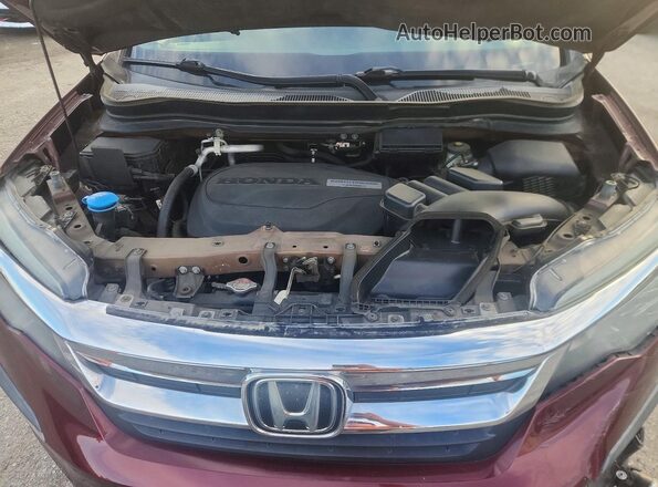 5FNYF5H35KB045646 2019 HONDA PILOT Burgundy 
