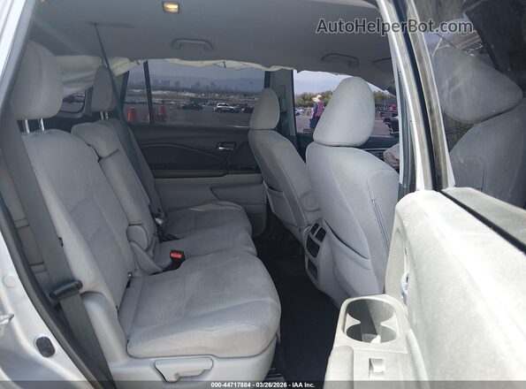 5FNYF5H38JB009240 2018 HONDA PILOT Silver Vista de la etiqueta del VIN