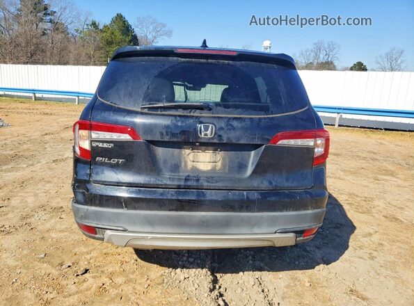 5FNYF5H44KB017040 2019 HONDA PILOT Black Вид ззаду