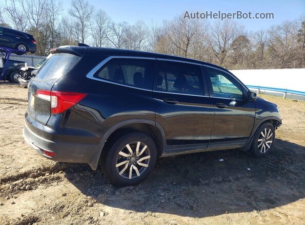 5FNYF5H44KB017040 2019 HONDA PILOT Black Задня права чверть