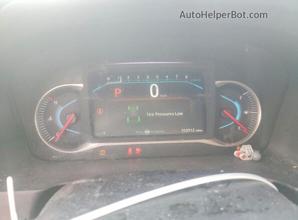 5FNYF5H44KB017040 2019 HONDA PILOT Black Вид щитка приладів