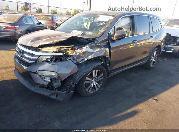 5FNYF5H51JB019447 2018 HONDA PILOT Gray Przód lewy