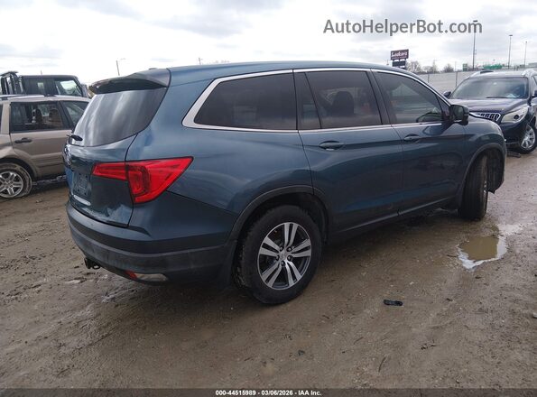 5FNYF5H53JB018347 2018 HONDA PILOT Синий Задняя правая четверть