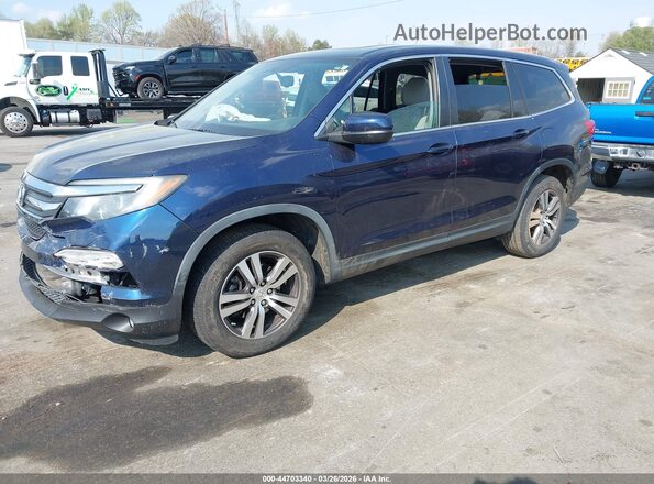 5FNYF5H55JB002313 2018 HONDA PILOT Dark Blue 