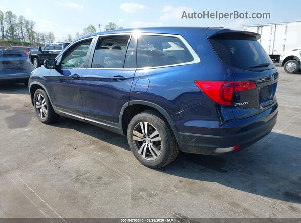 5FNYF5H55JB002313 2018 HONDA PILOT Dark Blue 