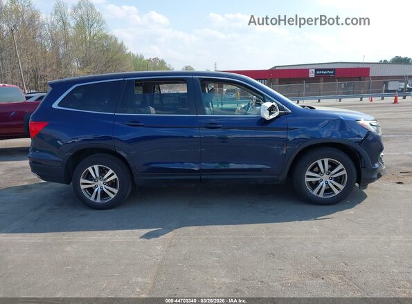 5FNYF5H55JB002313 2018 HONDA PILOT Dark Blue 