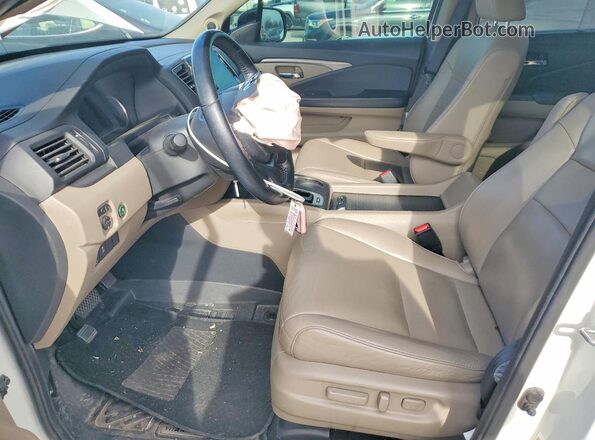 5FNYF5H57KB011998 2019 HONDA PILOT White 
