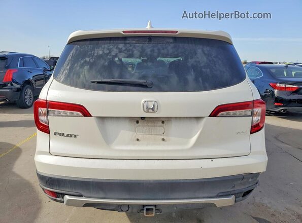 5FNYF5H57KB011998 2019 HONDA PILOT White 