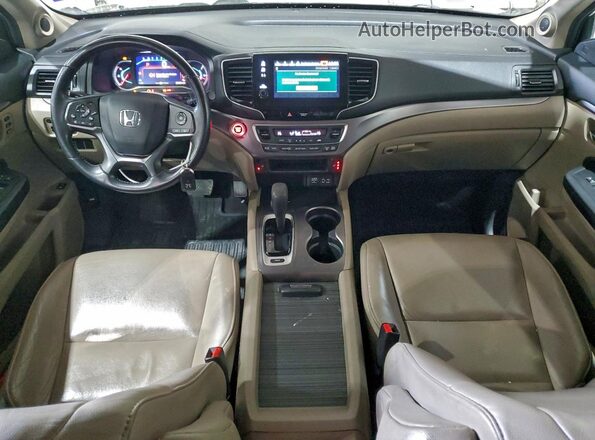 5FNYF5H58KB014618 2019 HONDA PILOT White 