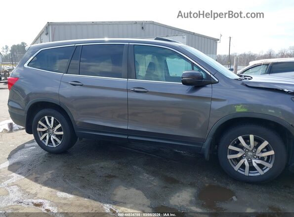5FNYF5H58MB024567 2021 HONDA PILOT Gray უკანა სალონის ხედი