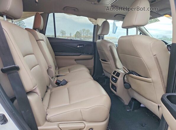 5FNYF5H99MB034110 2021 HONDA PILOT White უკანა სალონის ხედი