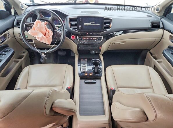 5FNYF5H99MB034110 2021 HONDA PILOT White წინა პანელის ხედი