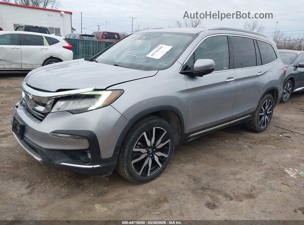 5FNYF6H04KB053071 2019 HONDA PILOT Silver Передня ліва чверть