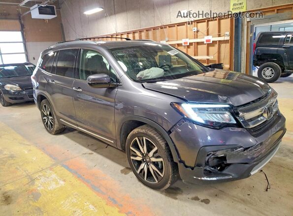 5FNYF6H05MB088821 2021 HONDA PILOT Gray Delantero derecho