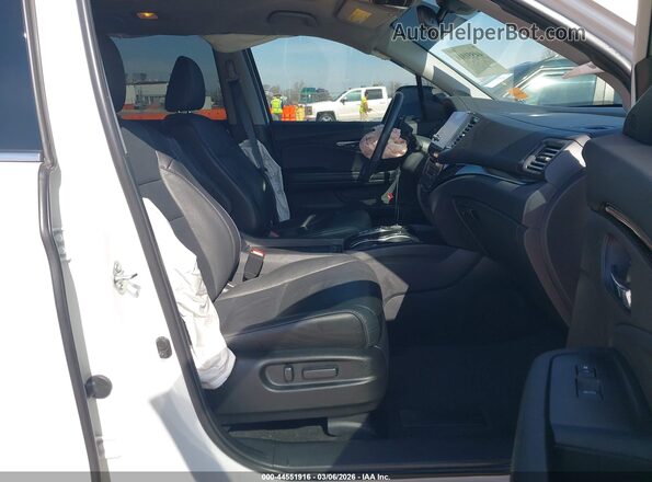 5FNYF6H08MB034509 2021 HONDA PILOT White Widok wnętrza z przodu