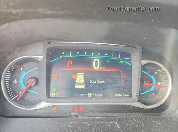 5FNYF6H08MB058888 2021 HONDA PILOT Gray Widok zestawu wskaźników