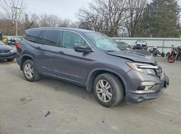 5FNYF6H15JB067214 2018 HONDA PILOT Gray 