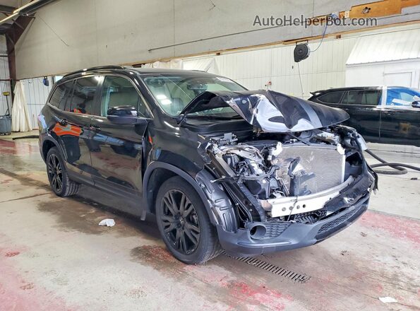 5FNYF6H20MB057140 2021 HONDA PILOT Black Front right