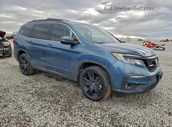 5FNYF6H20MB059275 2021 HONDA PILOT Blue Przód prawy