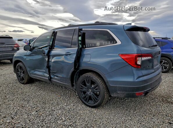 5FNYF6H20MB059275 2021 HONDA PILOT Blue Tył lewy
