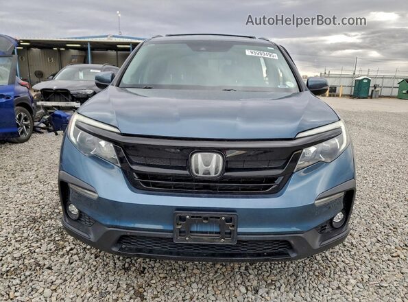 5FNYF6H20MB059275 2021 HONDA PILOT Blue Widok z przodu
