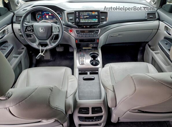 5FNYF6H20MB059275 2021 HONDA PILOT Blue Widok deski rozdzielczej