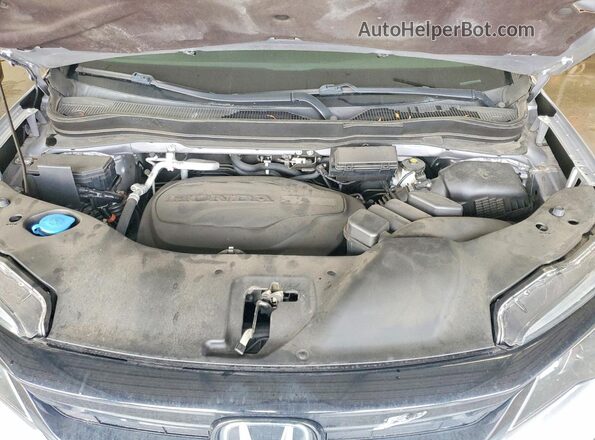 5FNYF6H21MB025829 2021 HONDA PILOT Silver ძრავის განყოფილების ხედი