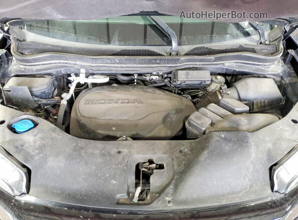 5FNYF6H27MB050069 2021 HONDA PILOT Black Vista del compartimento del motor