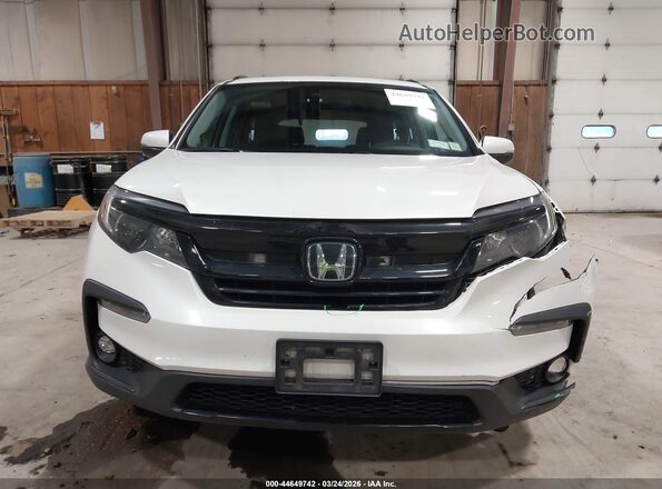 5FNYF6H27NB071327 2022 HONDA PILOT White Vista del cuadro de instrumentos