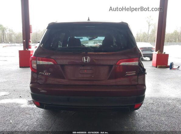 5FNYF6H27NB074907 2022 HONDA PILOT Maroon 