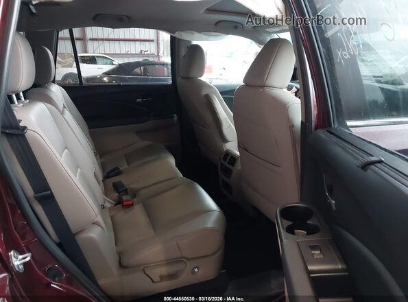 5FNYF6H27NB074907 2022 HONDA PILOT Maroon VIN կոդի պիտակի տեսք