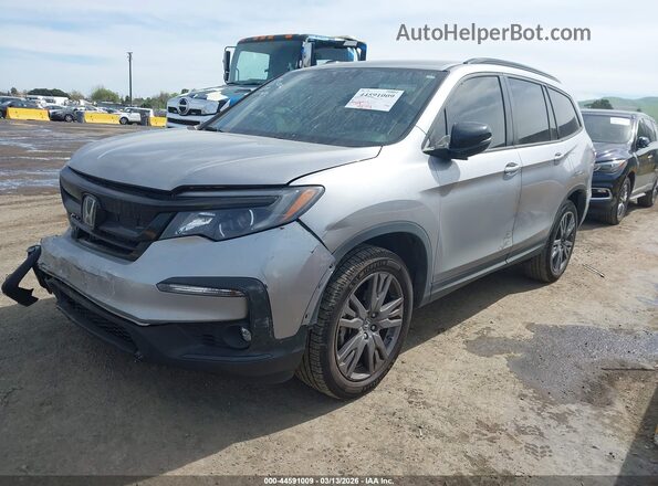 5FNYF6H31NB017384 2022 HONDA PILOT Серый Передняя левая четверть