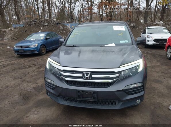 5FNYF6H33JB044760 2018 HONDA PILOT Серый Вид щитка приборов