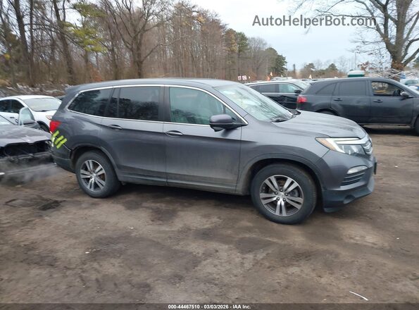 5FNYF6H33JB044760 2018 HONDA PILOT Серый Вид задней части салона