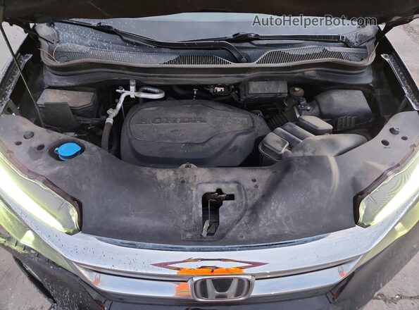 5FNYF6H50MB048917 2021 HONDA PILOT Black Вид підкапотного простору