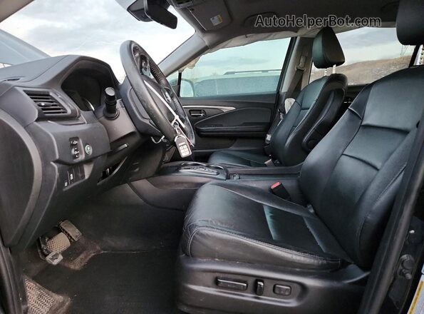 5FNYF6H50MB048917 2021 HONDA PILOT Black Вид салону спереду