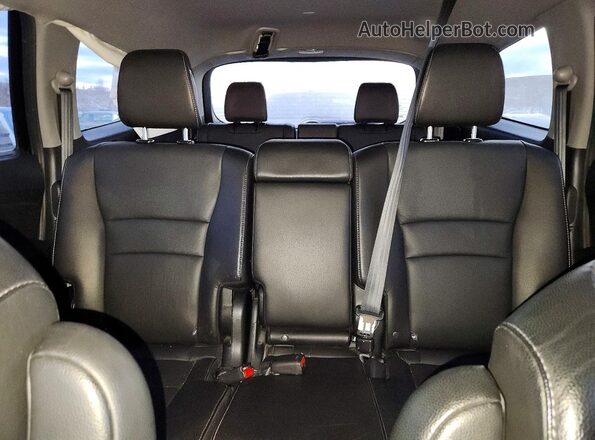 5FNYF6H50MB048917 2021 HONDA PILOT Black Вид задніх сидінь